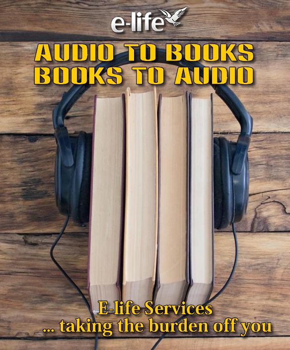 CONVERT YOUR BOOKS TO AUDIO