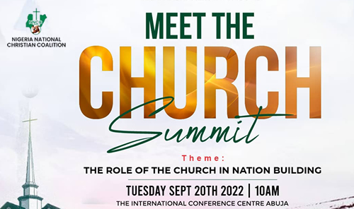 MEET THE CHURCH SUMMIT: NNCC TASKS NIGERIAN CHURCHES TO BE PROACTIVE, STRATEGIC AND ENGAGING