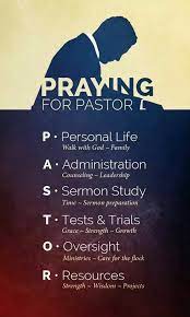 Reasons to pray for pastors