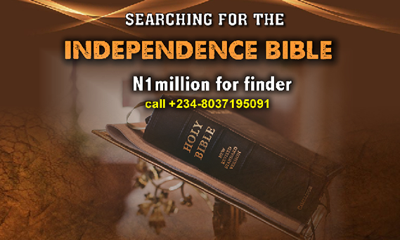 SEARCHING FOR THE INDEPENDENCE BIBLE